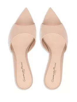Gianvito Rossi мюли Elle 85 мм, нейтральный цвет