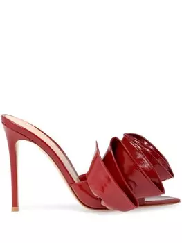 Gianvito Rossi мюли Gabrielle 105 мм, красный