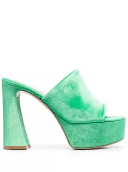 Gianvito Rossi мюли Holly 70, зеленый