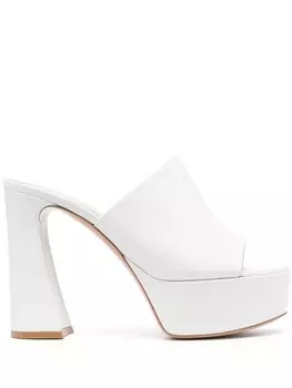 Gianvito Rossi мюли на платформе, белый