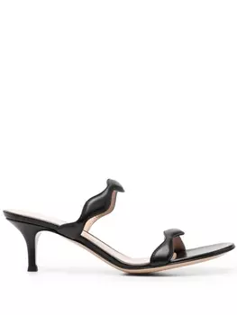 Gianvito Rossi мюли с ремешками, черный