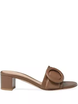 Gianvito Rossi мюли Venezia 45, коричневый