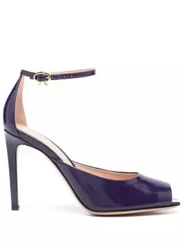 Gianvito Rossi сандалии Ethel 95 мм, фиолетовый