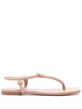 Gianvito Rossi сандалии Juno Thong, нейтральный цвет