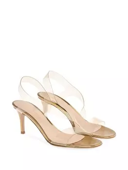 Gianvito Rossi сандалии Metropolis 70 мм, нейтральный цвет
