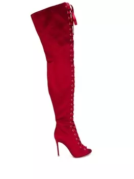 Gianvito Rossi сапоги-ботфорты 'Marie ', красный