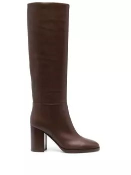 Gianvito Rossi сапоги на каблуке, коричневый