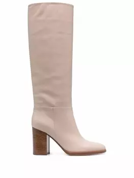 Gianvito Rossi сапоги на каблуке, нейтральный цвет
