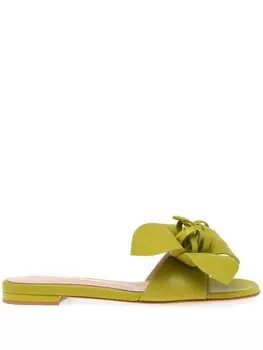 Gianvito Rossi шлепанцы Lucilla, зеленый