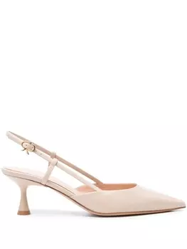 Gianvito Rossi туфли Ascend 55, нейтральный цвет