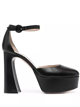 Gianvito Rossi туфли д'Орсе Holly на платформе, черный