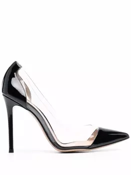 Gianvito Rossi туфли-лодочки Plexi 105, черный