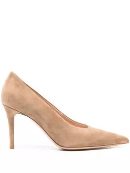 Gianvito Rossi туфли Robbie 85, нейтральный цвет