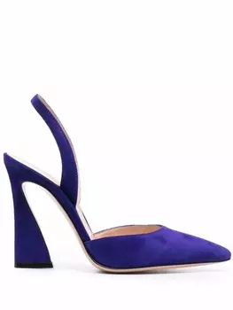Gianvito Rossi туфли с ремешком на пятке, синий