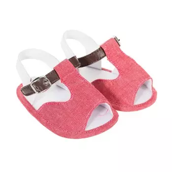 Гибкие сандалии с пряжкой c 16 Le Petit Garon, красный