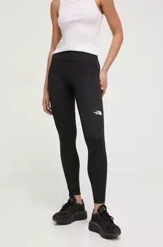 Гибкие спортивные леггинсы The North Face, черный
