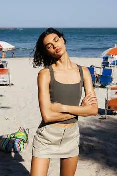 Гибкий верх Zara, хаки