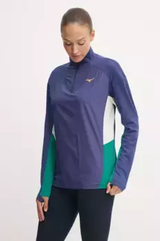 Гибридная гоночная толстовка Mizuno, темно-синий