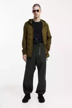 Гибридная куртка с thermomove H&M, зеленый