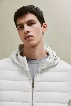 Гибридная куртка стандартной посадки H&M, серый