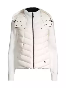 Гибридная куртка Валенсия Moose Knuckles, цвет milky way