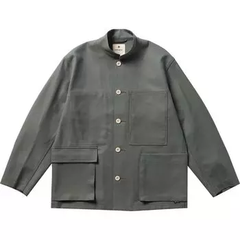 Гибридная шерстяная утилитарная куртка Snow Peak, зеленый