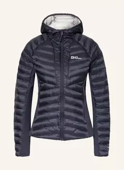 Гибридная стеганая куртка routeburn pro Jack Wolfskin, цвет DUNKELBLAU/DUNKELGRAU