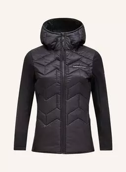 Гибридная стеганая куртка с подкладкой Elevate Peak Performance, черный