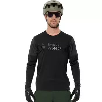 Гибридное джерси с длинными рукавами hunter merino Sweet Protection, черный