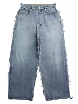 Гибридные мешковатые брюки Balenciaga, синий