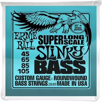Гибридные обтягивающие басовые струны Ernie Ball, сверхдлинная мензура