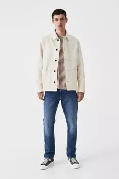Гибридные обычные джинсы H&amp;M, синий деним