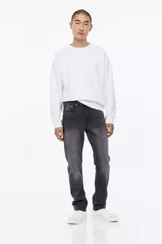 Гибридные обычные джинсы H&amp;M, темно-серый
