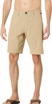 Гибридные шорты Frickin Cross Shred Static 20 дюймов Volcom, цвет Dark Khaki 2