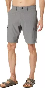 Гибридные шорты карго Drifter 2 20 дюймов Salty Crew, серый