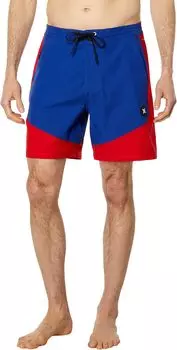 Гибридные шорты Phantom+ Blockade Paddle Series 18 дюймов Hurley, цвет Deep Royal Blue