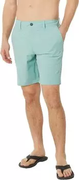 Гибридные шорты Reserve Light в клетку 19 дюймов O'Neill, цвет Aqua Wash