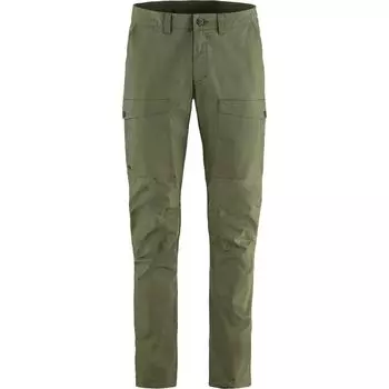 Гибридные трейловые брюки Abisko Fjallraven, зеленый