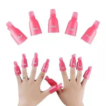 Гибридные зажимы для снятия акрила и геля, 10 шт., inna