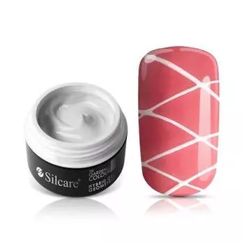 Гибридный гель для декора Белый, 5 г Silcare, The Garden of Color Geometric Hybrid Gel