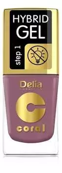 Гибридный гель Коралл, Лак для ногтей 69 11мл Delia Cosmetics