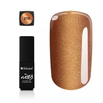 Гибридный гель-лак для ногтей Flexy 219 4,5 г Silcare Assorted
