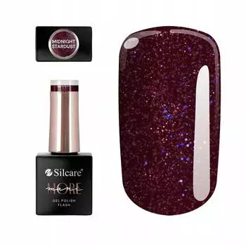 Гибридный гель-лак ManiMore FLASH MIDNIGHT Stardust B0033 10 г LK1550 SIL Silcare