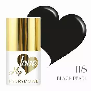 Гибридный лак Black Pearl Mylove UV/Led 118, SUNFLOWER