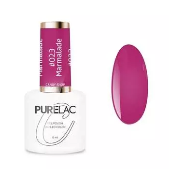 Гибридный лак для ногтей - #023 Мармелад, 6 мл Purelac