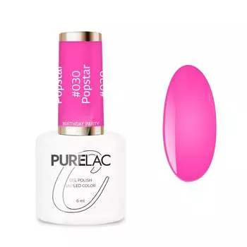 Гибридный лак для ногтей - #030 Popstar, 6 мл Purelac