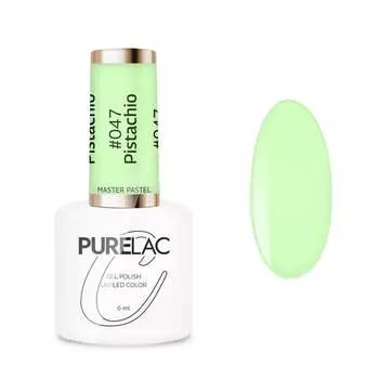 Гибридный лак для ногтей — #047 Фисташковый, 6 мл Purelac