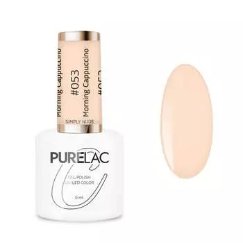Гибридный лак для ногтей — #053 Утренний капучино, 6 мл Purelac