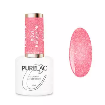 Гибридный лак для ногтей - #061 Excuse Me, 6 мл Purelac