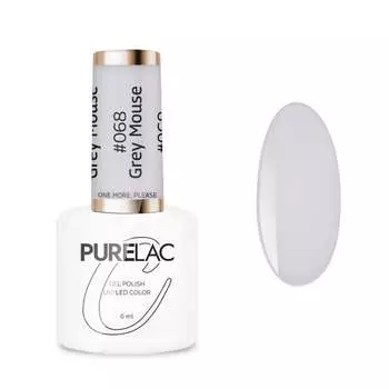Гибридный лак для ногтей — #068 Grey Mouse, 6 мл Purelac